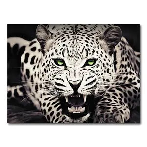 Leopard with Green Eyes Art