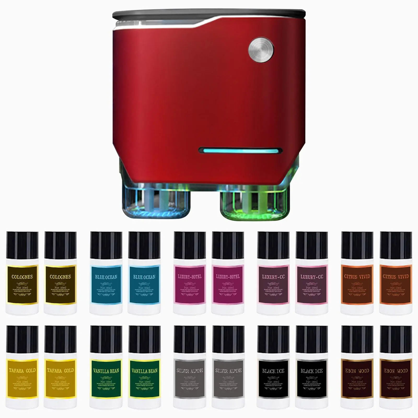 Car Aroma Diffuser Machine, Car Aromatherapy Diffuser, Car Interior Diffusers, Car Scent Diffuser, USB Rechargeable Smart Car Air Freshener with Essential Oil, Car Fragrance, Car Aroma Diffuser Machine for Car Air Outlet, Car Interior Accessories