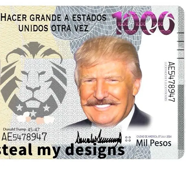 Papi Donald Trumpo Donald trump Themed Stickers. The Ultimate Rectangle Sticker for Anywhere & Anything | Waterproof Vinyl | Clean Minimal Tech Aesthetic | Perfect for Laptops, Phones & Everyday Use
