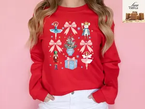 Nutcracker Sweatshirt, Christmas Nutcracker Shirt, Christmas Sweatshirt, Nutcracker Ballet Shirt, Christmas Shirt, Christmas Party Sweater T-, Hoodishirts, Crewneckses – Gifts Suitable for Anyone
