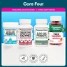Physician's Choice Core 4 Bundle: Advanced Gut Health Support with Fiber Gummies + 60 Billion Probiotic + Digestive Enzymes + Bloat & Gas Probiotic