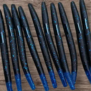 Black and blue 5 inch stick bait