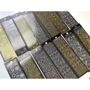 Twinkle Line Sticker Sheet - Decorative Stars and Ornaments - Assorted Colors for Home Decor