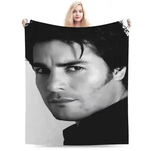 1 Chayanne cool character printed flannel blanket, soft and durable, suitable for bed, office or camping, ideal holiday gift for fans or sisters,60*50 Lightweight Flannel Snacks Throw Blanket