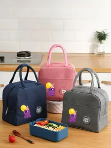 1Pc Bluey Lunch Bag, Cartoon Style, Waterproof Thermal Insulated for School, Office, Picnic, Travel, etc.