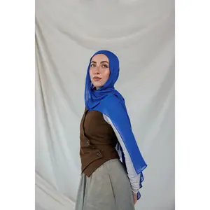 VELA Spirulina Blue Solid Modal Hijab VELA Spirulina Blue Solid Modal Hijab
