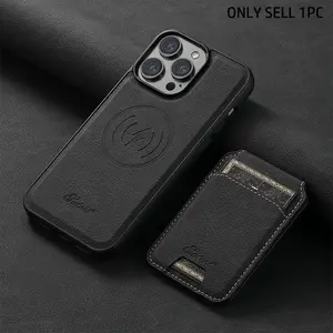 2 in 1 Cowboy Pattern Leather Case with Magnetic Card Case, Phone Case with Horizontal & Vertical Stand, Business Protective Case Compatible with Iphone
