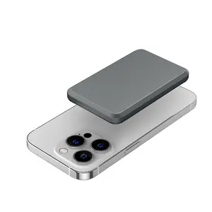 5000mAh Wireless Magnetic Charger Power Bank, PD20W USB C Fast Charging, Multipurpose Portable & Thin Wireless Powerbank, Suitable for iPhone 15/15 Pro/14/14 Pro/13/12, Stocking Fillers Gift, Gifts for Boyfriend