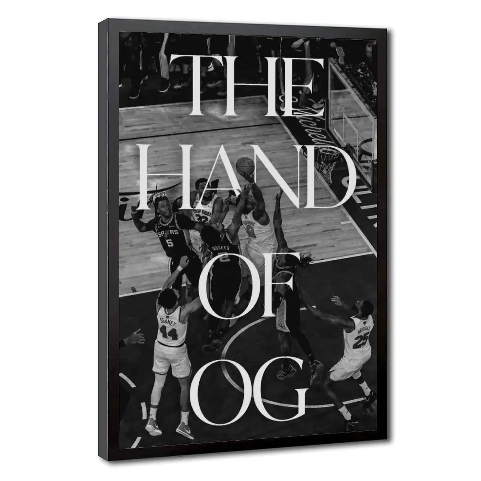 OG Anunoby New York Knicks NBA Finals 2026 The Hand Of OG Poster