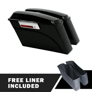 TCMT Black Hard Saddlebags Trunk Lid Latch Fit For Harley Road King Glide 1994-2013