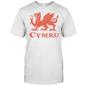 Nice Cymru Wales Welsh Cardiff Dragon T-Shirt