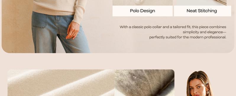 Arach&Cloz Women’s Wool Blend Polo Shirts Fall Sweaters Business Casual Outfits 2025,TikTokShopBlackFriday