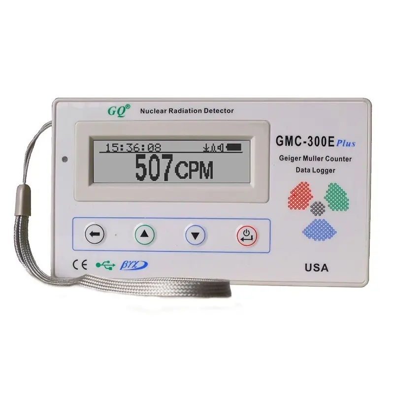 GQ GMC-300E Portable Handheld Geiger Counter, Nuclear Radiation Detector with Data Logger for USA Beta, Gamma, X-ray Detection