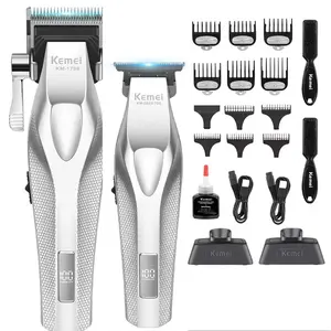 Km-3023-702 High-Speed Hair Clipper, USB Digital Display, Large Power, Family Use, Professional Electric Trimmer, Km-1798 Model