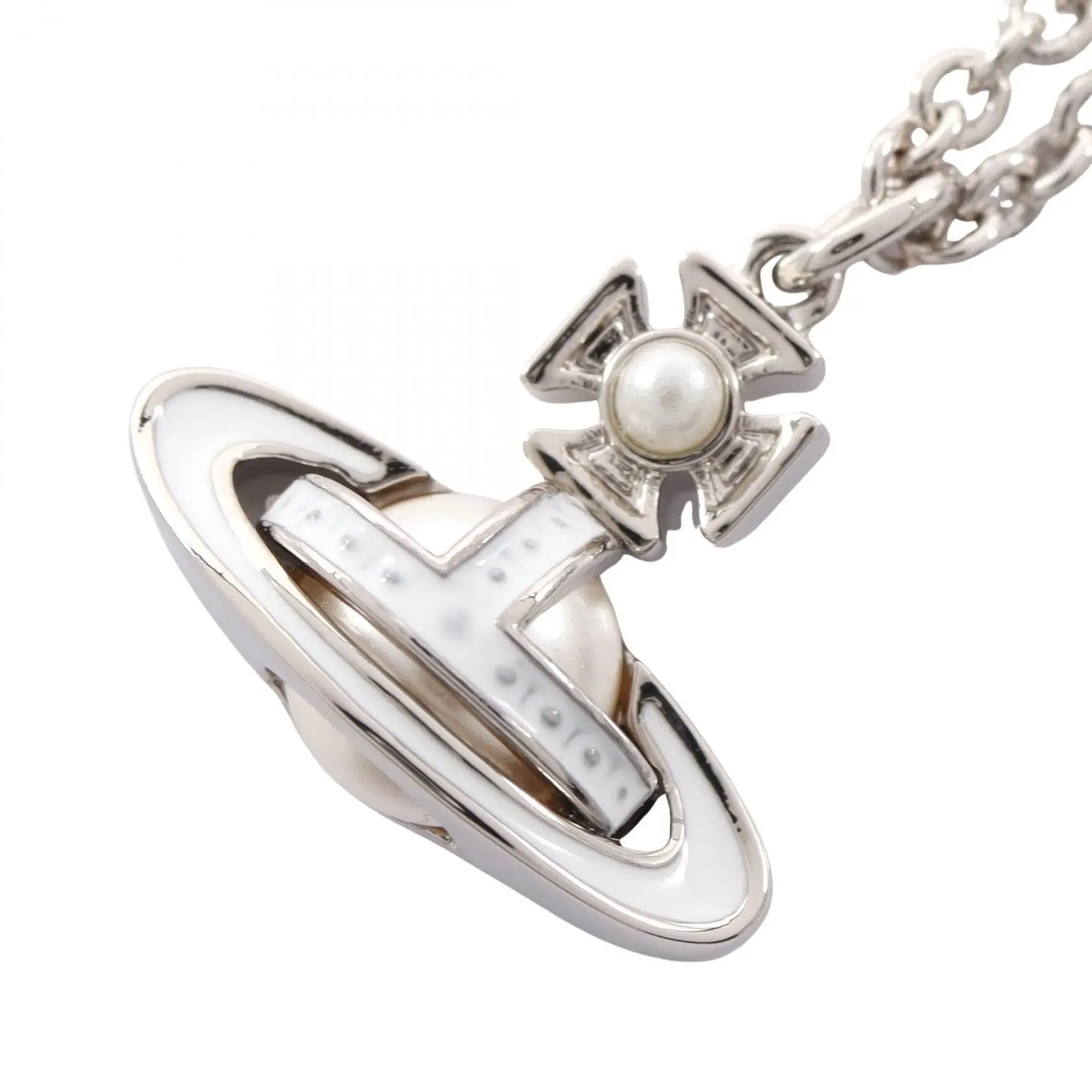 Pre-owned vivienne westwood Stainless Small Leather Goods SIMONETTA BAS RELIEF PENDANT Necklace