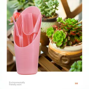 Plastic Succulent Plant Potting Tool Set, Tool Kit, Colorful Mini Garden Scoop for Planting & Transplanting, Durable Gardening Accessories
