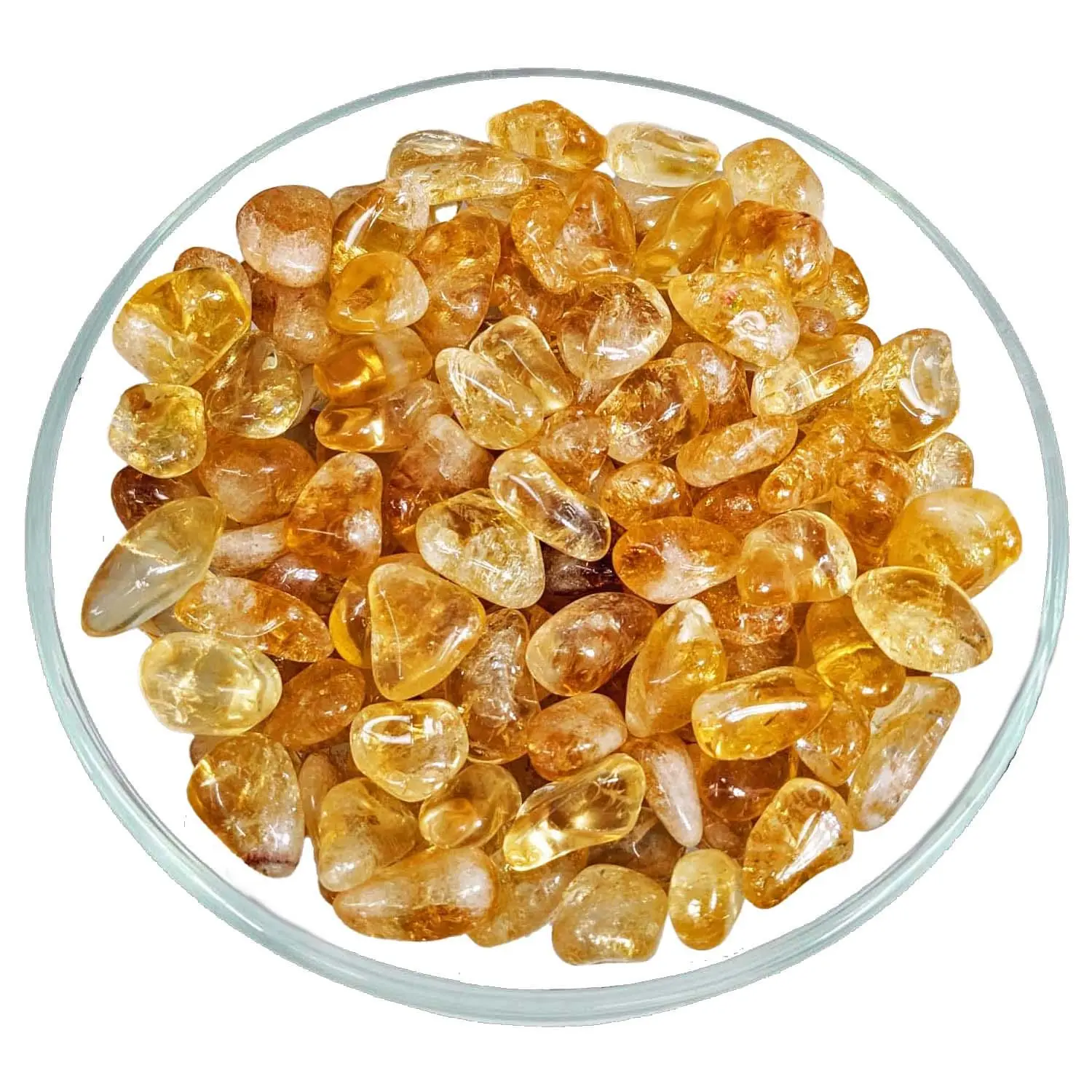 Small Citrine Tumble Stones - Parcel of 6