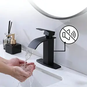 Solvex Single Handle Faucet, Matte Finish, Durable Design, Suitable for Bathroom and Basin, Easy Installation, Waterfall Bathroom Faucet