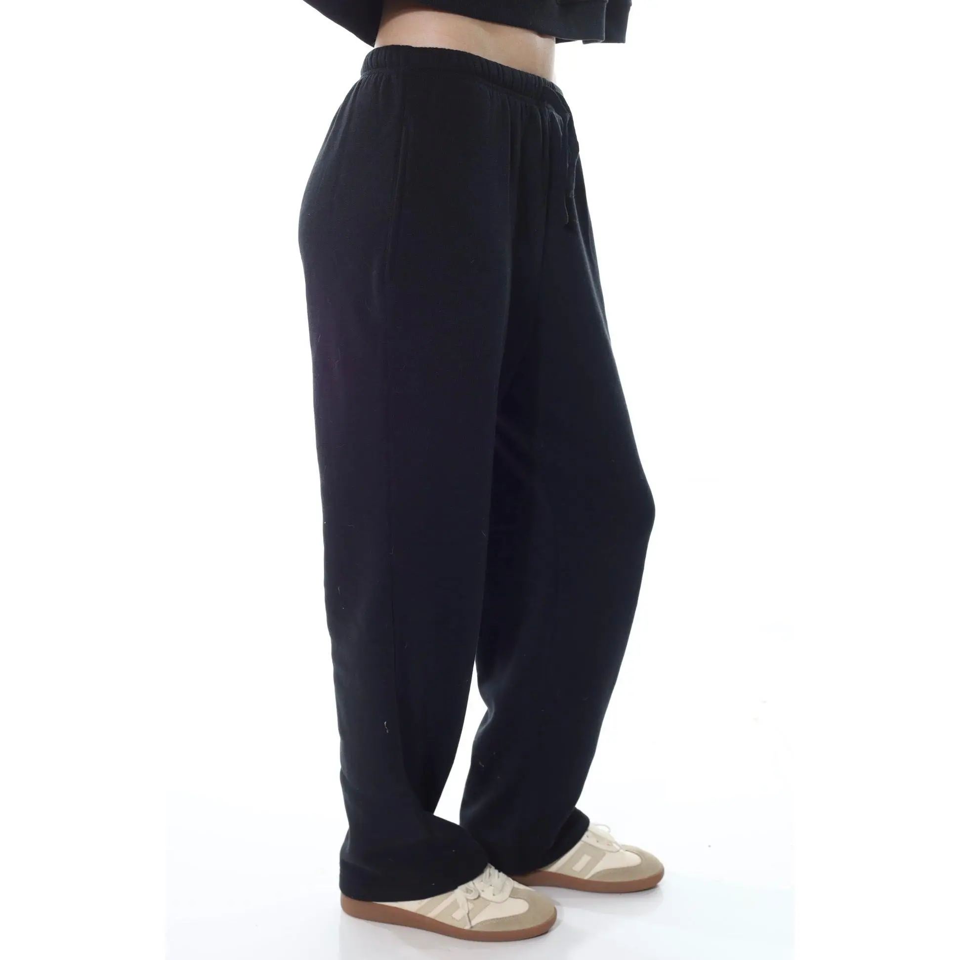 CozyLUX Straight Up Open Bottom Sweatpants