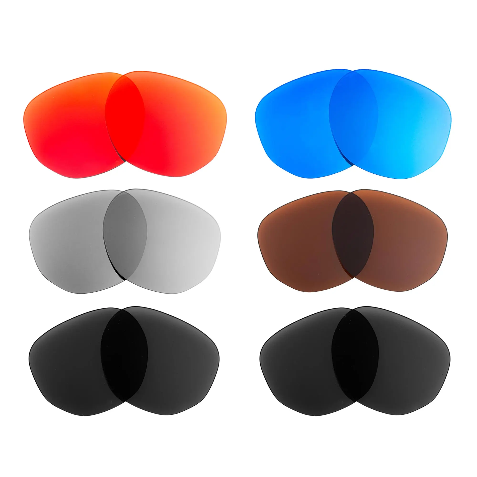 Walleva Replacement Lenses for Ray-Ban RB3548N (54mm)