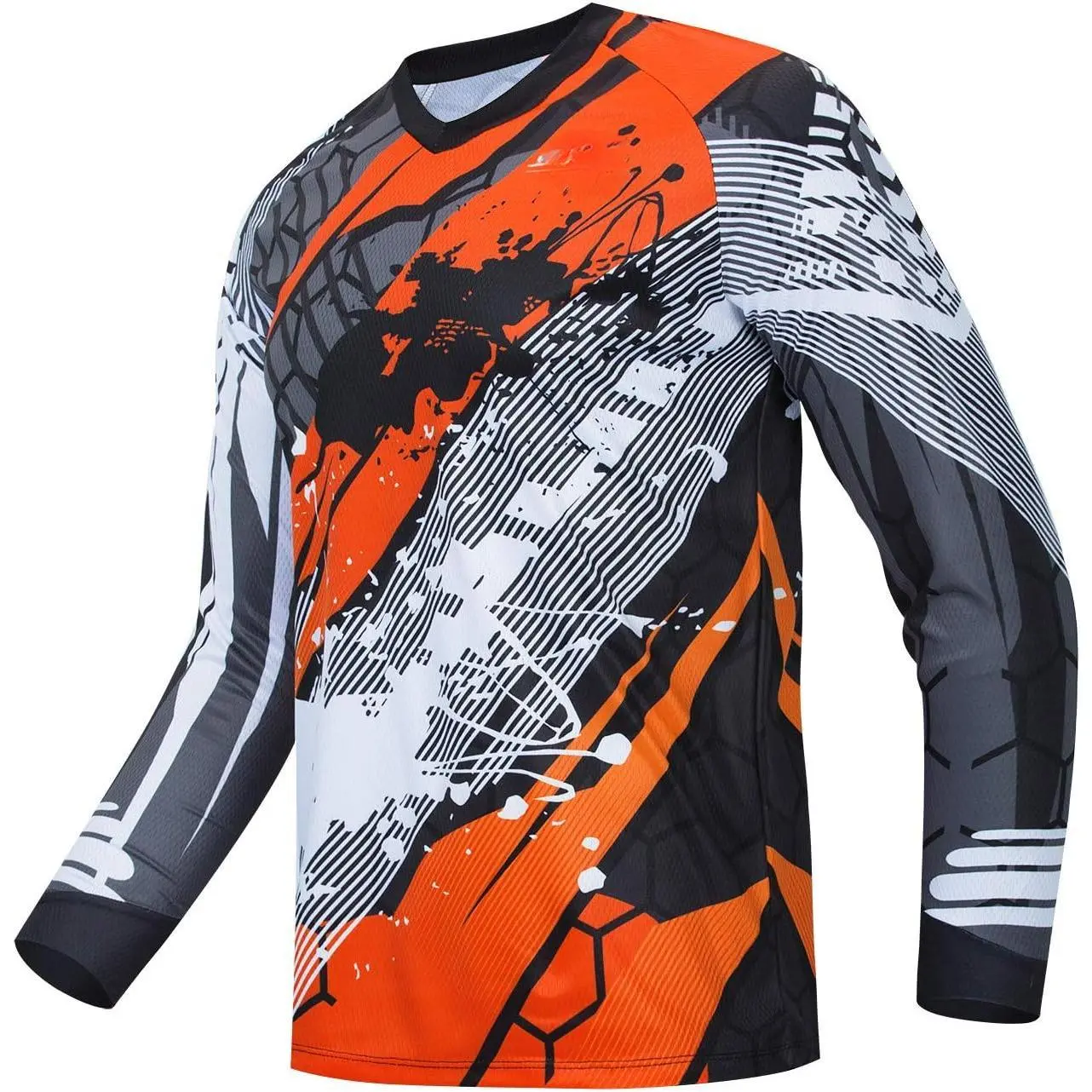 Men's Motocross Jersey Long Sleeve Motocross Shirt Men Mountain Dirt Bike Jersey Downhill Riding Racing Clothing Tops