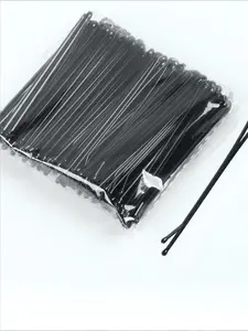 100pcs Women Solid Casual Bobby Pin For Daily Life Hair Styling Hair Clips Flat Claw Clips Hair Barrettes