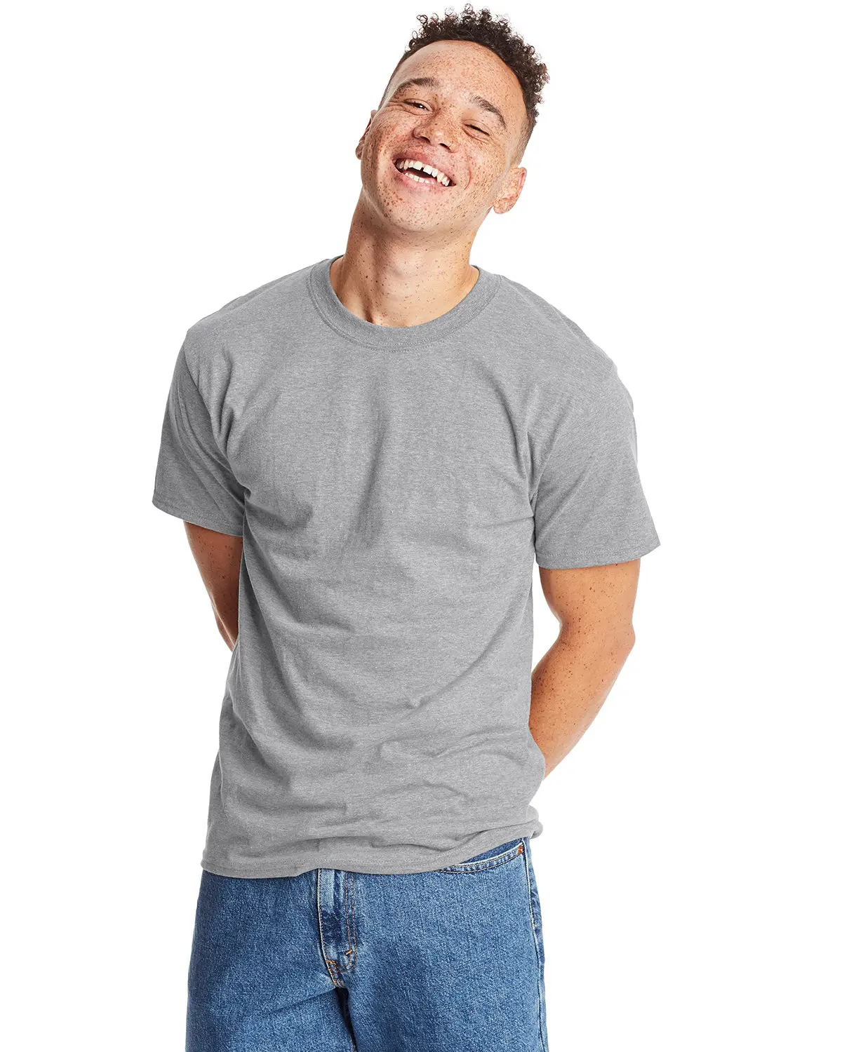 Hanes Unisex Beefy-T T-Shirt Pack of 2 Multipack 5180 Menswear Cotton Tshirt Streetwear