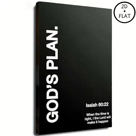1Pc,Framed Canvas,Modern Art Design,Modern Style,Jesus, The Plan Of The Lord Of God Painting Poster Art Prints,Wall Art Decor Living Room Bedroom Office,Home Decoration, Perfect Gift