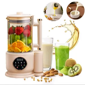Nut Milk Make 10-in-1 Auto Heating Blender Soy & Almond Milk Maker Oat with 12H Timer Ice Juice Functions Wall Breaking Machine Temperature Control Silent Operation Intelligent Touch Control Self Cleaning 55Oz Multifunctional Appliance
