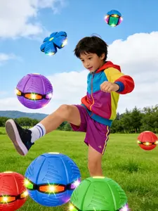 Outdoor Bounce Ball, Glowing Ball, Magic Step Ball, Transforming Ball, Footstep Deformation Ball, Parent-Child Interaction Toy