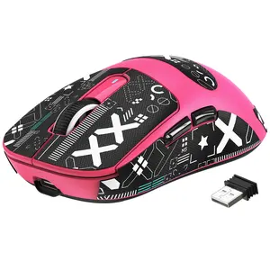 ATTACK SHARK X3 Wireless Gaming Mouse, 49g Ergonomic Computer Mouse, Triple Modes PAW3395 26K DPI Optical Sensor, 200h Battery Life, Programmable Buttons, Gaming Accessories for PC/Laptop/Mac