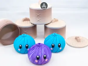 Fidget Dumpling - Articulated Dumpling - Dumpling Statue - Dumpling Decor