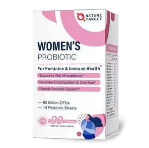 Probiotics Tablet for Women 50 Billion CFUs, Organic Probiotics for Digestive Health/Gut Health/Immune Booster Healthcare Fitness