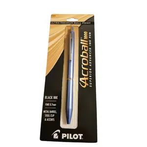 Pilot Acroball 1000 Premium Ballpoint Pen, Fine 0.7mm, Pack of 1, Black Color Gel
