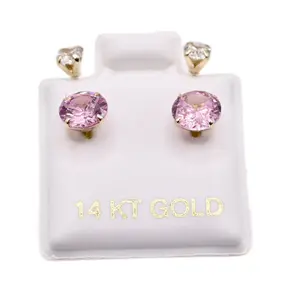 14k Solid Gold • 6 Different color • Telephone Wire Womens Earrings