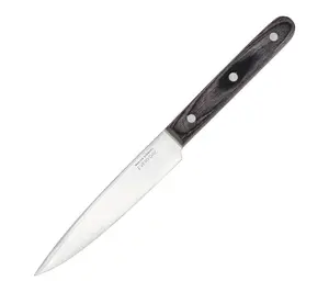 Martha Stewart 5in Utility Knife in Dark Gray with Wood Handle