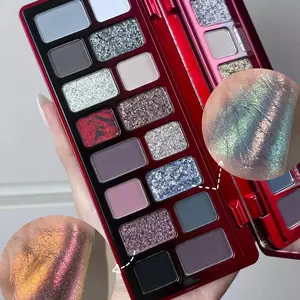 16 Color Eyeshadow Palette, Matte and Shimmer, Waterproof, Long-Lasting, Fine Powder, Easy Application, Perfect for Makeup Enthusiasts