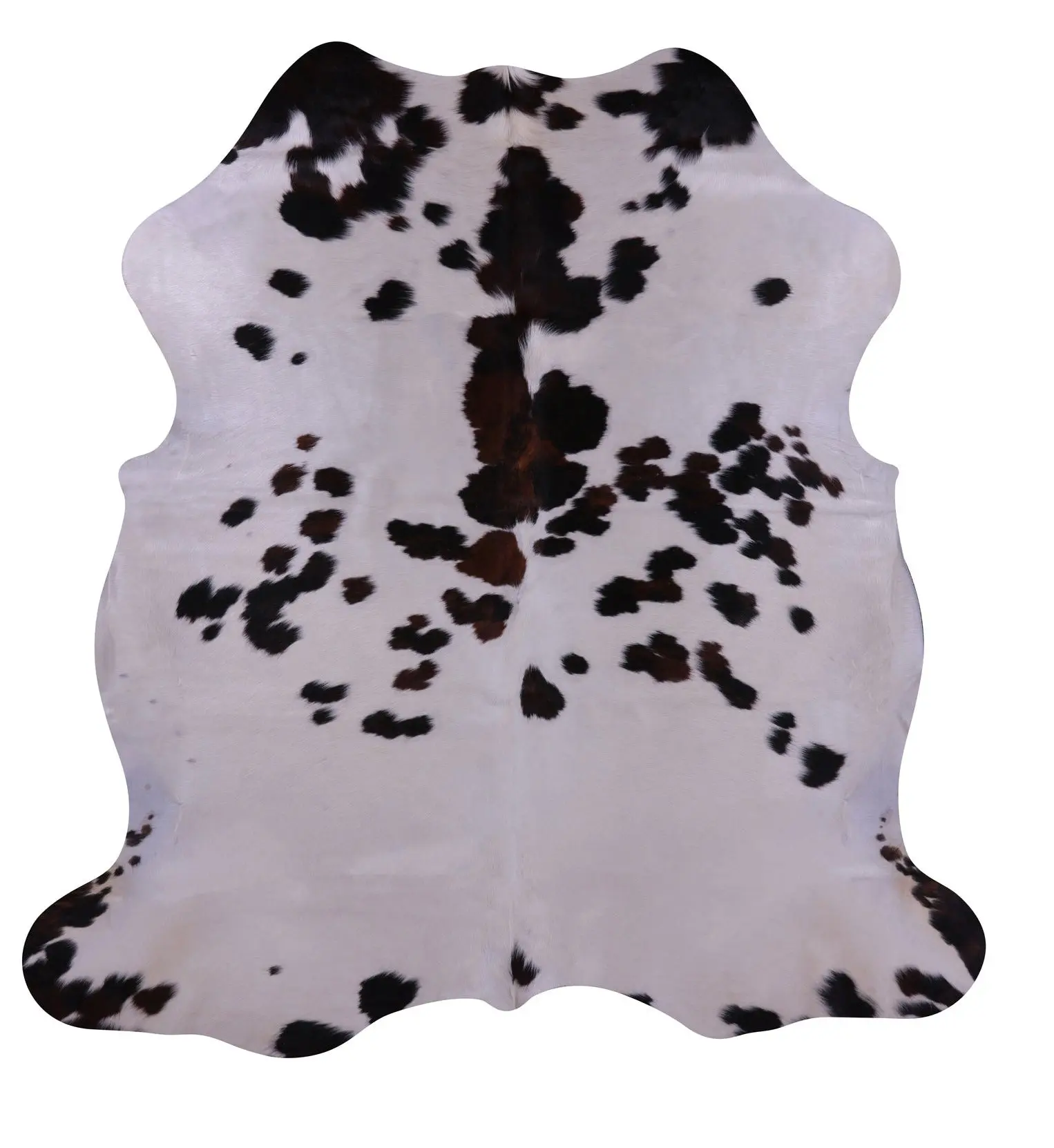 SUPER SALE Tricolor Natural Cowhide Rug - Large 6'9"H x 6'8"W