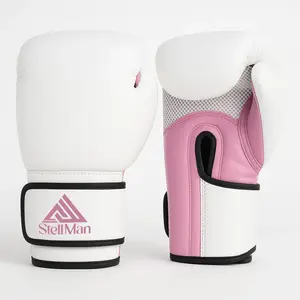 Stellman Winning Boxing Gloves-White/Pink