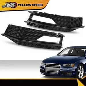 New Fit For Audi S4/A4 S-line 2013-2015 Bumper Fog Light Lamp Cover Grille