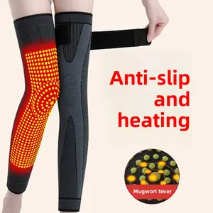 Knee Brace with Wormwood for Heating, Old Cold Legs, Warm Therapy, Sports Foot Sleeve, Compression Sports Anti-Slip Knee Support for Men and Women