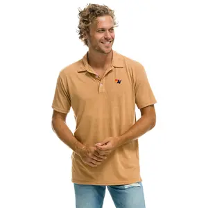 AVIATOR NATION POLO - KHAKI