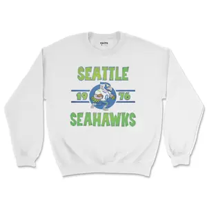 1976 Seahawks Crewneck Sweatshirt Classic Fleece