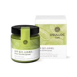 [OSULLOC Official] Green Tea Milk Spread ㅣ Made of Finest Matcha form Jeju Island, Matcha-Infused Spreads