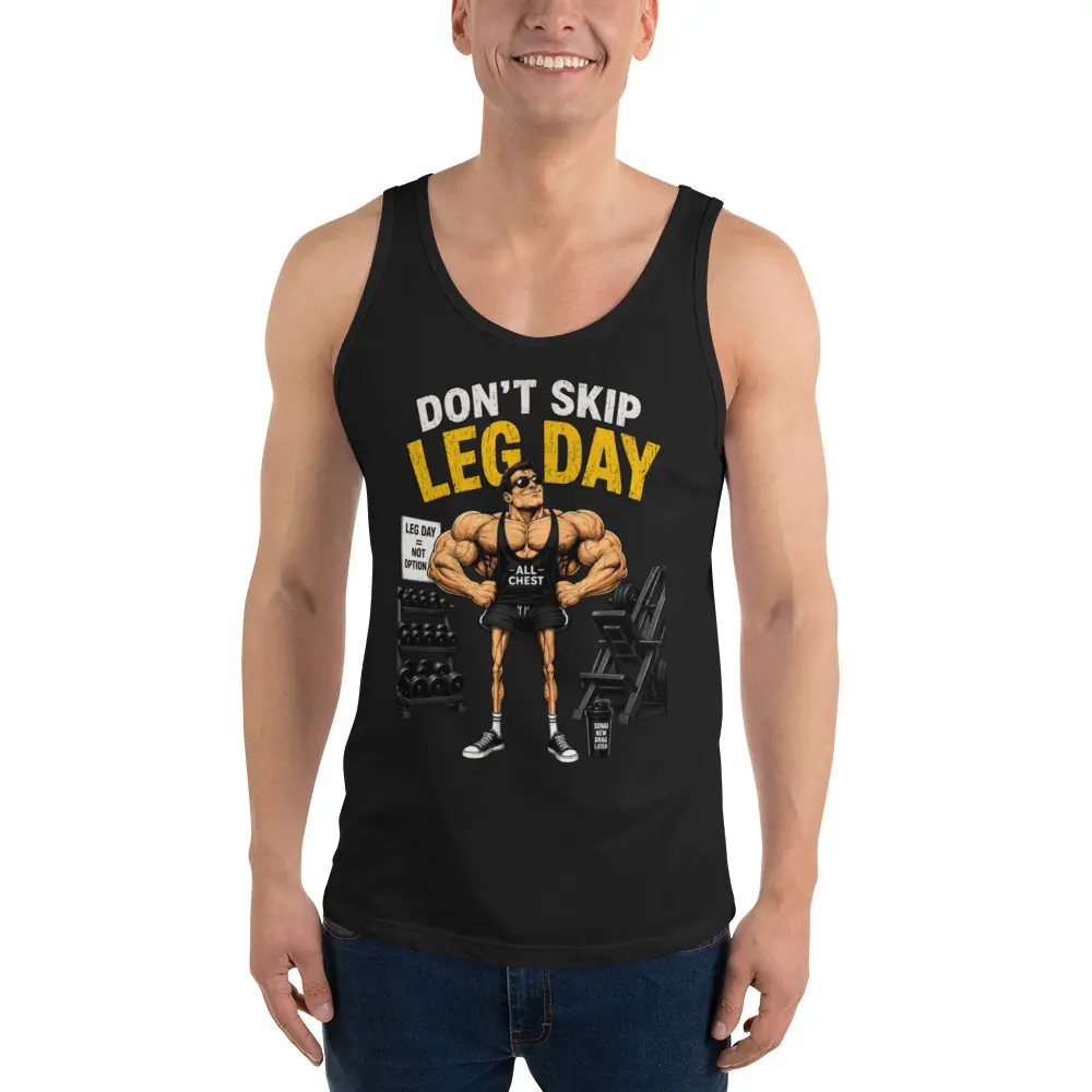Unisex Men's Tank Top, Breathable Casual Summer Top for Daily Wear