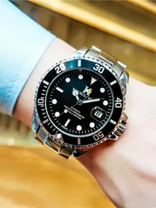 Top Luxury Submariner Series Ghost Ghost Watch Men Hollow Waterproof Calendar Steel Band Fashion Business Casual Lightweight Automatic Mechanical Watch