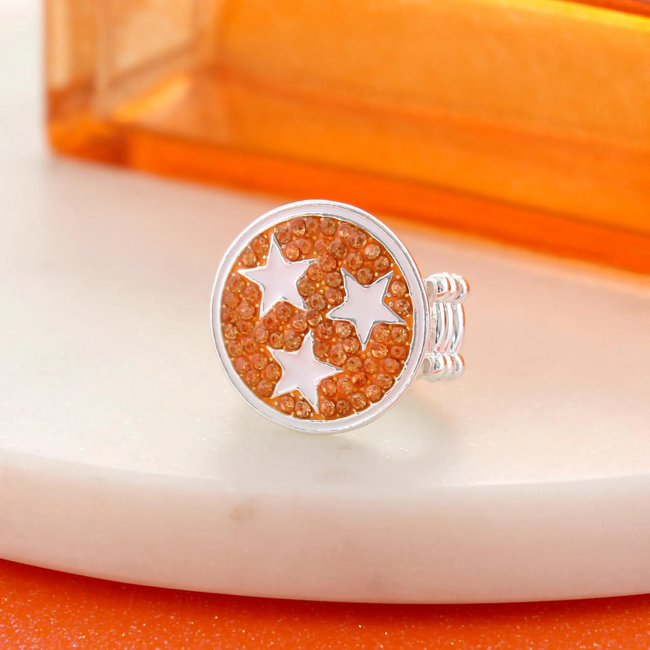 Tennessee Tri-Star Logo Stretch Ring