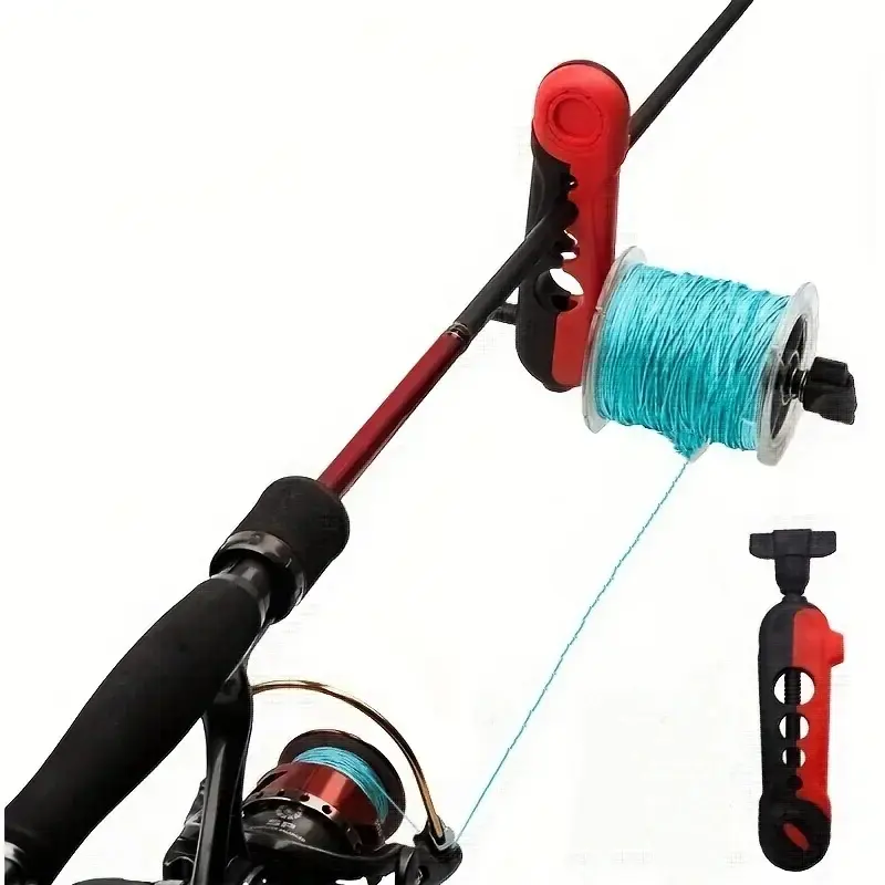 Portable Outdoor Sport Fishing Line Winder Machine, Easy-To-Use Reel Organizer Tool for Anglers, Durable Design for Efficient Line Management