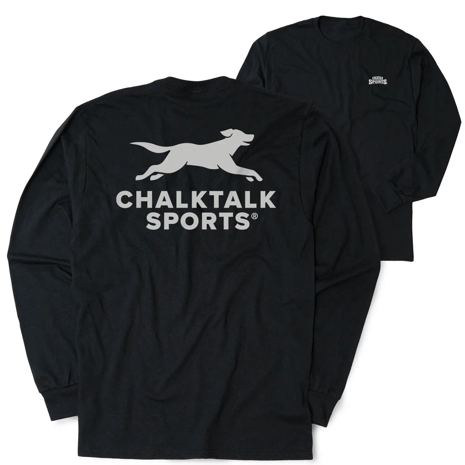 ChalkTalk SPORTS® Long Sleeve T-Shirt - Back Design, ChalkTalk Pride Sports Top, Unisex
