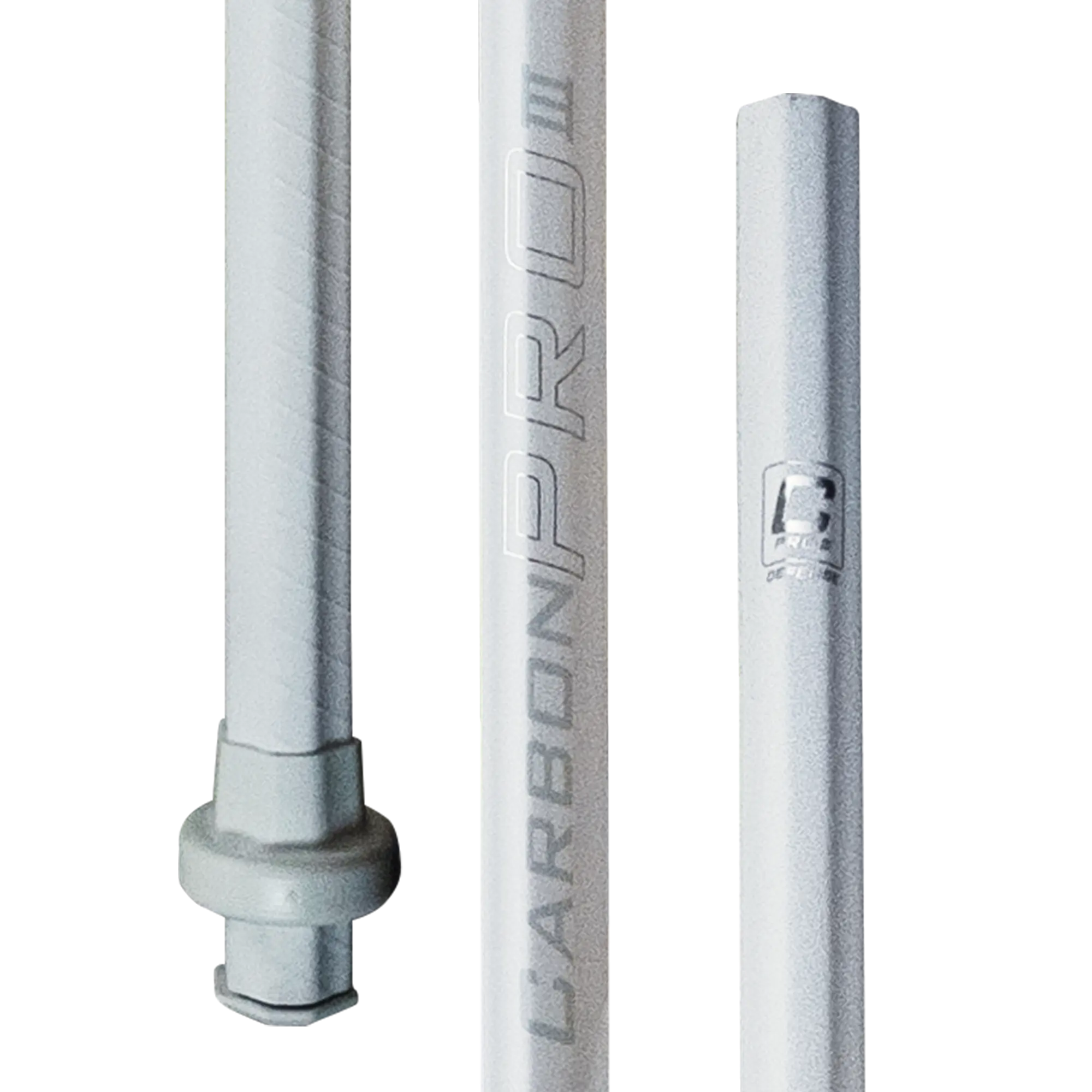 Carbon Defense Lacrosse Shaft - 60-Inch Kevlar Reinforced Pole with Flex Profile and Customizable Sliding End Cap